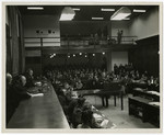 An American prosecutor testifies during the Krupp Tribunal.