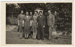 Prewar photograph of the Loewy family in Czechoslovakia and sent to Marianne (Mimi) Loewy in the United States.