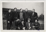 A group of Jewish inmates in the Pithviers transit camp.