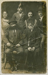 Prewar photo of the Perelmuter family.

From l-r standing are Aunt Sara Landau, her son Feliz Landau, the wife of Uncle Felix Perelmuter, Uncle Felix Perelmuter.