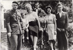 Five children reunite with parents after the war.