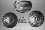 18th Nazi propaganda slide for a Hitler Youth educational presentation entitled "5000 years of German Culture."

3000 Jahre alte Goldschalen
//
3000 year old gold dishes/bowls