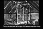 36th Nazi propaganda slide for a Hitler Youth educational presentation entitled "5000 years of German Culture."

In diesen Hallen erklangen die Heldenlieder der Edda
//
The these halls rang the heroic songs of Edda.
