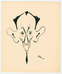 Caricature by Lutek Orenbach of Uncle Jacob.