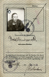 Interior page of the passport issued to Rosa Lewinnek in the German embassy in Belgium.