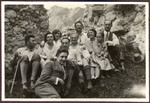Gerta Stoessler Engel goes hiking with her friends in prewar Austria.