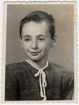 Wartime portrait of Katie Engel in Budapest, Hungary.