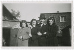 Four cousins pose togther in Kusnice prior to the German invasion.
