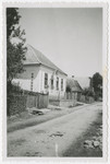Exterior view of the Jewish school in Kusnice.