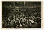 Jewish displaced persons attend the first High Holiday services after liberation held in the Stuttgart opera house.