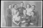 Group portrait of the members of a Zionist hachshara in Lvov.