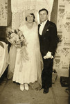 Wedding portrait of Leah Temple and Heinrich Hammer.
