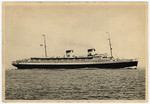 The "SS Rex," the Italian liner which transported the Wiener-Rattner family from Genoa to New York.