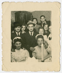 Wedding of Hela and Szulim Bronner in the Weiden displaced persons camp.