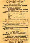 Campaign poster in German for the plebiscite as to whether Upper Silesia should fall under Polish or German control.