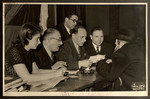 The Jewish Refugee Aid Committee of Antwerp processes information for a new refugee from Germany.