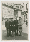 Michael Garber with wife, Franja and Samek Duvorestki (donor's sister and brother-in-law).