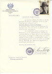 Unauthorized Salvadoran citizenship certificate made out to Samuelis Desleris (b.