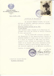 Unauthorized Salvadoran citizenship certificate made out to Jcikas Blochas (b.