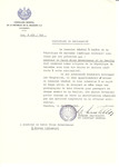 Unauthorized Salvadoran citizenship certificate made out to Rabbi Eljas Kremermanas and his family by George Mandel-Mantello, First Secretary of the Salvadoran Consulate in Geneva and sent to them in Ukmerge.