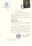 Unauthorized Salvadoran citizenship certificate made out to Rabbi Hirschas Sussmanas (b.
