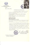 Unauthorized Salvadoran citizenship certificate made out to Schabsas Kaganas (b.