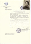 Unauthorized Salvadoran citizenship certificate made out to Gita Kubeliunaite (b.