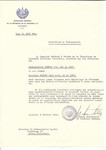 Unauthorized Salvadoran citizenship certificate made out to Ita Gordon (b.