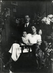 A family portrait of Hendrika (Hanna) and Adrian Lugten with their daughter Margalit.