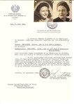 Unauthorized Salvadoran citizenship certificate issued to Helene Teplitzki (b.