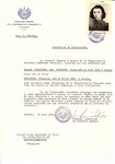 Unauthorized Salvadoran citizenship certificate issued to Fanny (nee Spingarn) Schnitzer (b.