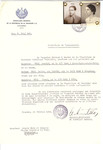 Unauthorized Salvadoran citizenship certificate issued to Arnold Weil (b.