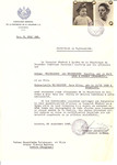 Unauthorized Salvadoran citizenship certificate issued to Rosalia (nee Weinberger) Weinhausen (b.
