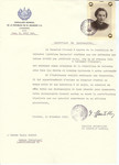 Unauthorized Salvadoran citizenship certificate issued to Bajla (nee Aszkenazy) Rosler (b.
