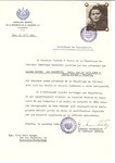 Unauthorized Salvadoran citizenship certificate issued to Hela (nee Markowicz) Margel (b.