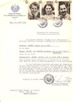 Unauthorized Salvadoran citizenship certificate issued to Andor Polgar (b.
