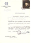 Unauthorized Salvadoran citizenship certificate issued to Ignatz Neu (b.