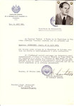 Unauthorized Salvadoran citizenship certificate issued to Jozef Sciezynski (b.