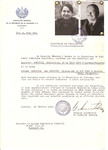 Unauthorized Salvadoran citizenship certificate issued to Maximilian Manovill (b.