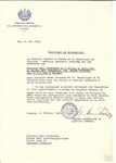 Unauthorized Salvadoran citizenship certificate issued to Emil Hohenberg (b.