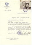 Unauthorized Salvadoran citizenship certificate issued to Milhaly Rappai (b.