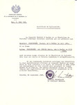 Unauthorized Salvadoran citizenship certificate issued to Teodor Paszternak (b.