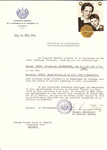 Unauthorized Salvadoran citizenship certificate issued to Brucha (nee Halberstamm) Rubin (b.