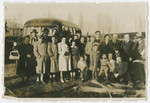Photograph from an album entitled, "Hacshara Kidma Chile,"  documenting life on a postwar Zionist agricultural collective in Chile.