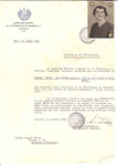 Unauthorized Salvadoran citizenship certificate issued to Margit (nee Krausz) Weisz (b.