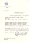 Unauthorized Salvadoran citizenship certificate issued to Sandor Weisz (b.
