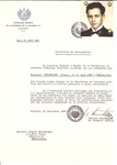 Unauthorized Salvadoran citizenship certificate issued to Ernest Weinberger (b.