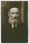 Studio portrait of Eliezer (Lejser) Makowski, father of the donor.