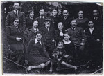 A prewar portrait of the family of Fania Brancovskaja, (lower left) a survivor of the Vilna ghetto,

She is the only survivor of her large family.