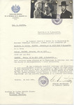 Unauthorized Salvadoran citizenship paper issued to Rabbi Jehuda Glasner (b.